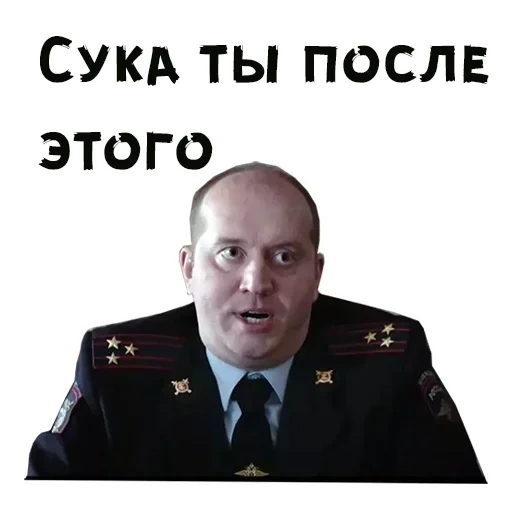 un meme, un meme interessante, ufficiale di polizia lublevka, ufficiale di polizia lublevka