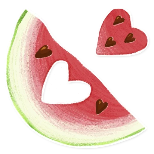 sets, ein stück wassermelone, scheiben von wassermelonen, scheiben von wassermelonen