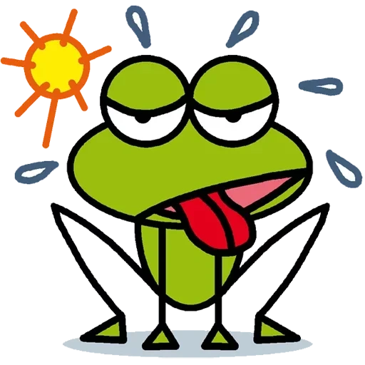 kukuxumusu, crapaud vert, la grenouille est la langue, grenouille keroppi