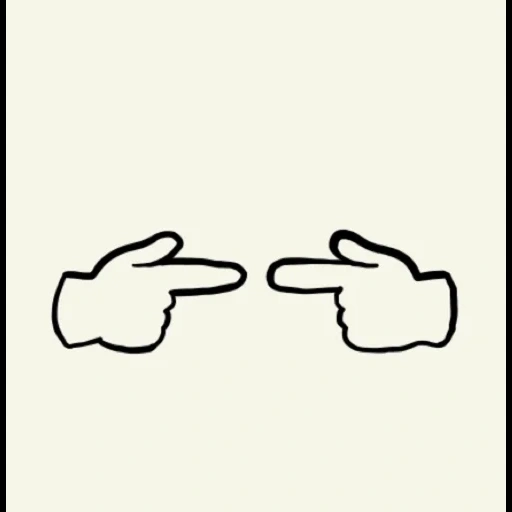 main, gestes, doigt, modèle, cartoon hands