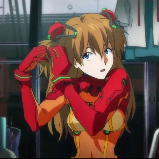 evangelion, asuka evangelion, evangelion de anime, asuka langley surya, anime evangelion asuka