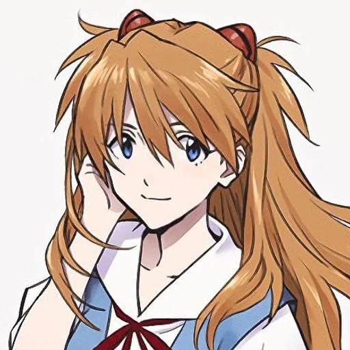 asuka, evangelis, anime girl, karakter anime, injil anime