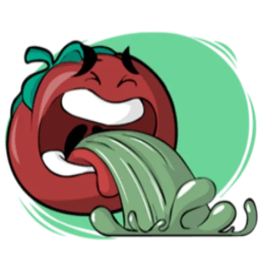 аниме, чили перец, crazy помидор, tomato cartoon, бешеный помидор
