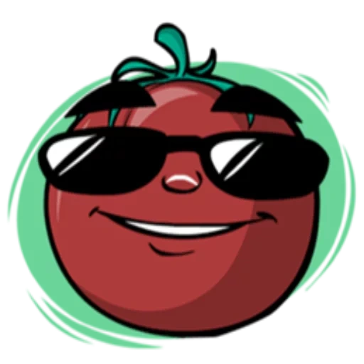 pomodoro, ragazzo, pomodoro, emoticon, canale di pomodoro pazzo