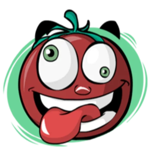 niños, tomate loco, pavel kolesnik, tomate loco, red de copia de tomate sonriente