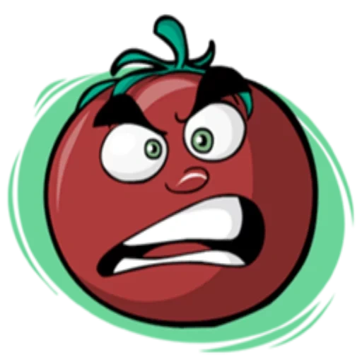 tomato, evil tomato, crazy tomato, frantic tomato, crazy tomato