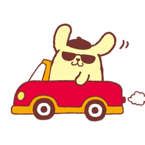 pompompurin, cony brown car, i heard it from the driver, overheard from the taxi driver in chelyabinsk