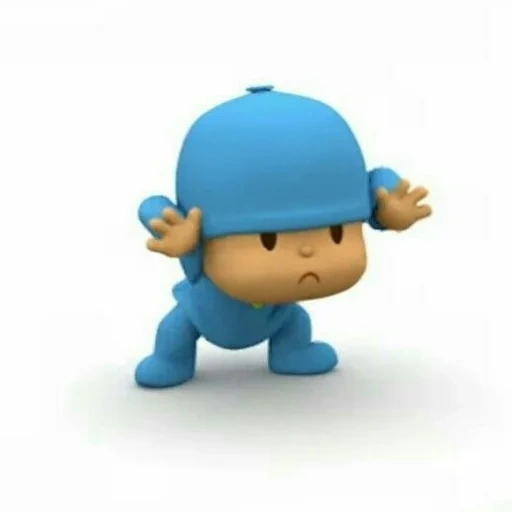 pocoyo, meme de poleso, opao ellie, pato, juguete poleso