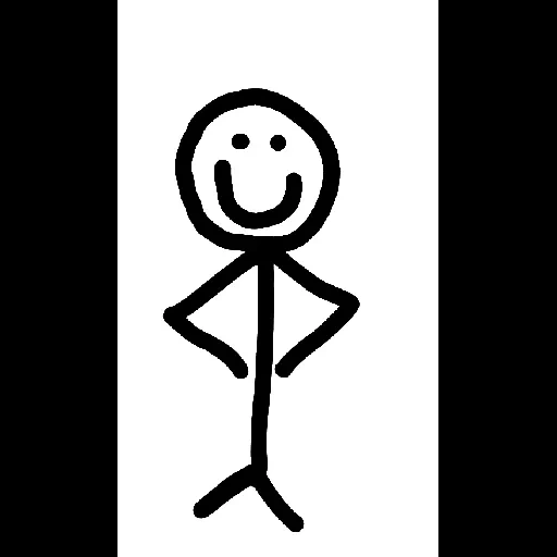 orang, stickman, stickman, gadis stickman, stickman