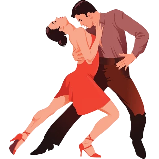 танго, танец танго, argentine tango, танец танго белом фоне, бачата танец новички рисунок
