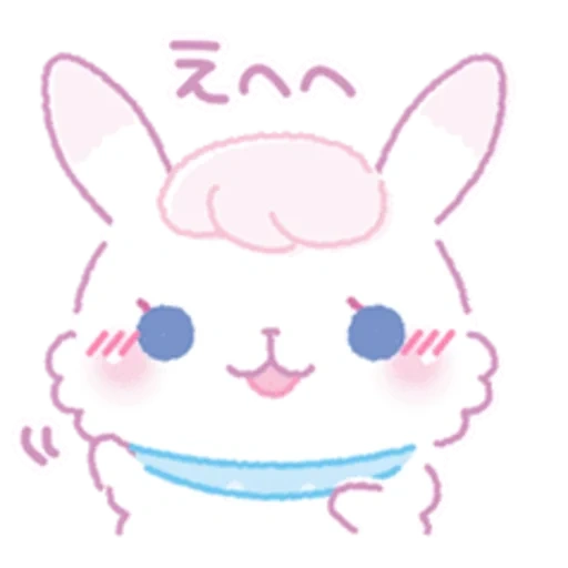 lovely, kawaii, dear rabbit art