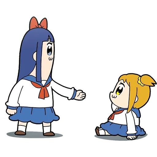 team epic, pop team epic, pop team sachses, pompal epic poster, pop team epic crossover