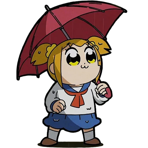 the anime is funny, pop team epic, anime characters, pompal epic 2018, pop epic