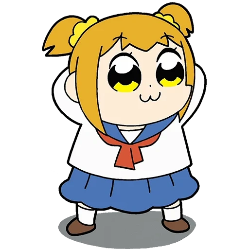 anime, der papagei zitrone, der papagei weint, pop team epic, anime charaktere