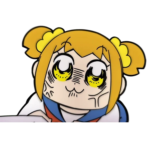 anime, anime, pop team epic, personaggi anime, uceesaka sumire pop epic team