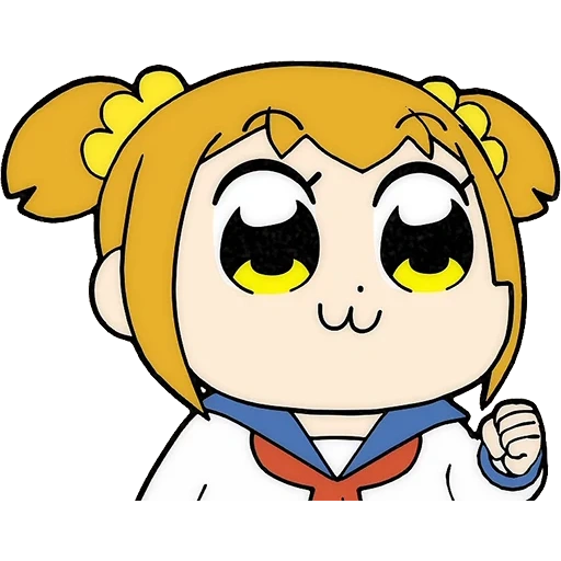 аниме, popuko, pop team epic, sound animation, eisai haramasukoi