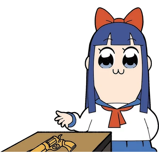 animação, team epic, pop team epic, papel de animação, epopéia pop anime