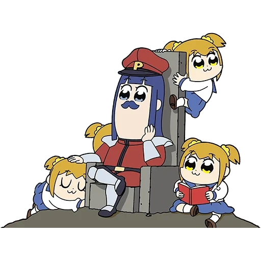 team epic, pop team epic, epic del loro, robbie super book 1981, poputapipiipiku pop épico