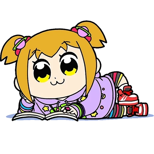 animación, imagen de animación, pop team epic, personajes de animación, épica popular de mima