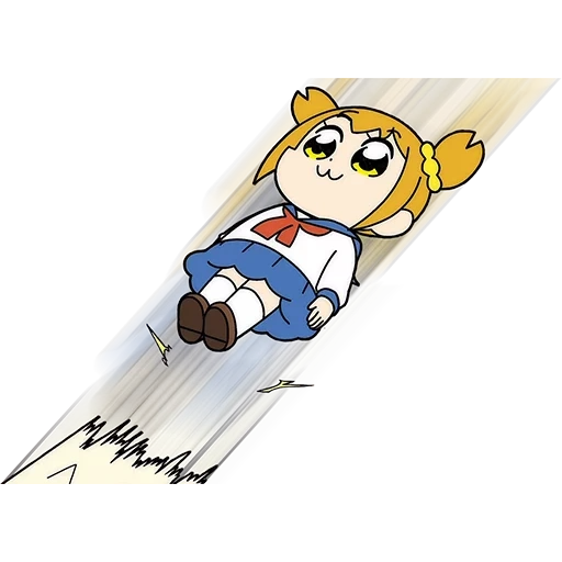 anime, anime, pop epico, pop team epic, disegni con una matita di anime pop epic