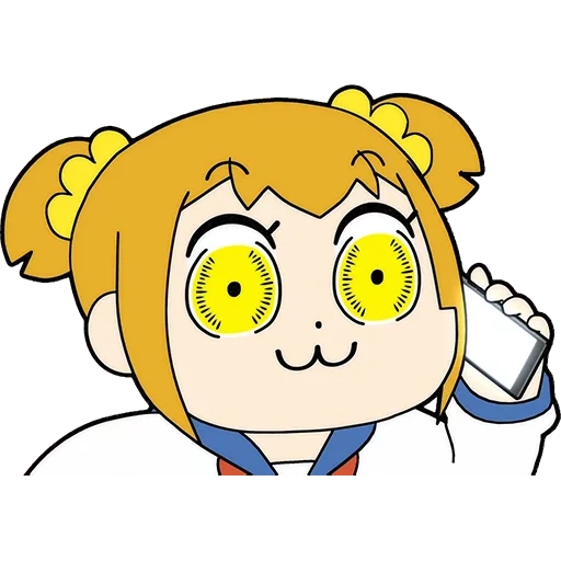 anime, аниме, поп тим эпик, смотрит аниме, pop team epic