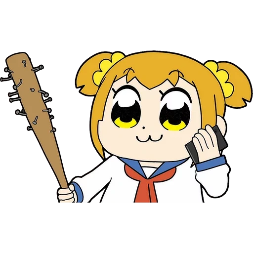 anime, anime, popuko, pop team epic, hellshake yano