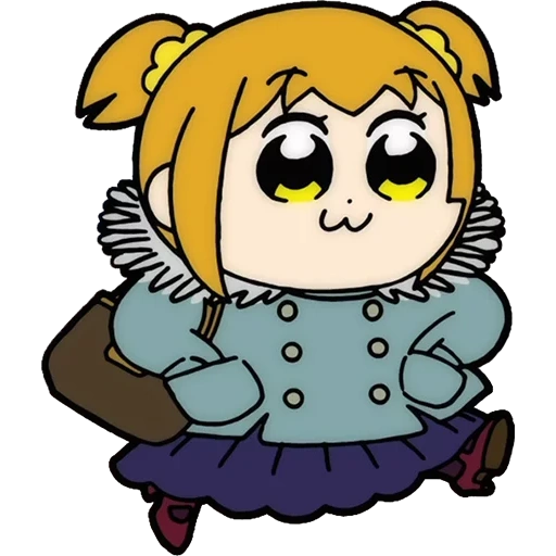 anime, animação, pop team epic, personagem de anime, captura de tela épica popular