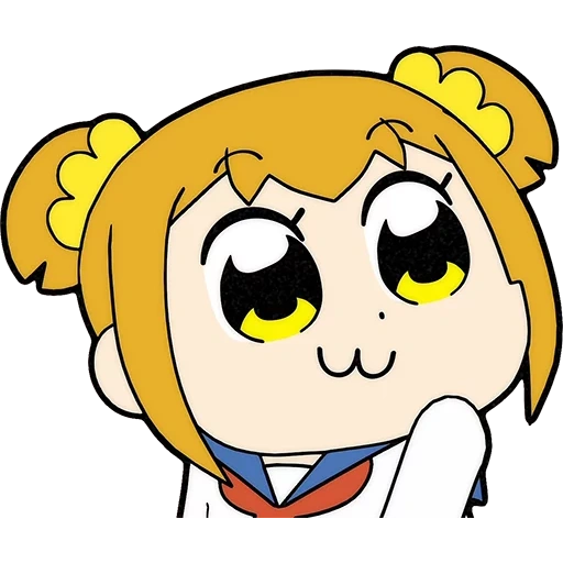 anime, twitter, pop team epic, personaggi anime