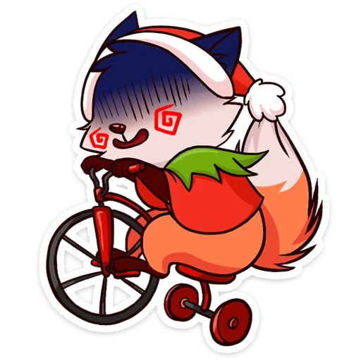 papi, papi 2.0 ku, fox skin, fox bike