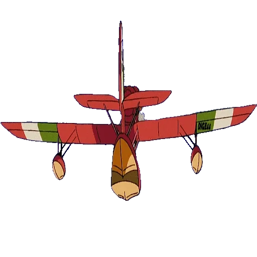 pesawat terbang, pesawat biplane, model pesawat, pesawat porcco rossso, model pesawat terbang