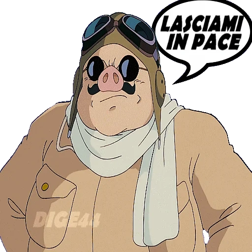 anime, porco rosso, studio ghibli, personaggi anime, porco rosso marco