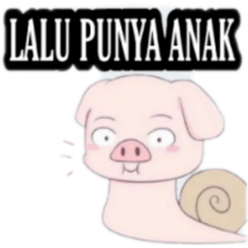 anime, babi, babi itu manis, gambar babi, anak babi itu lucu