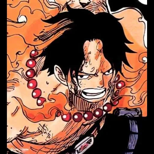 ван-пис, one piece ace, пятый гир луффи, портгас д эйс manga, портгас д эйс манга