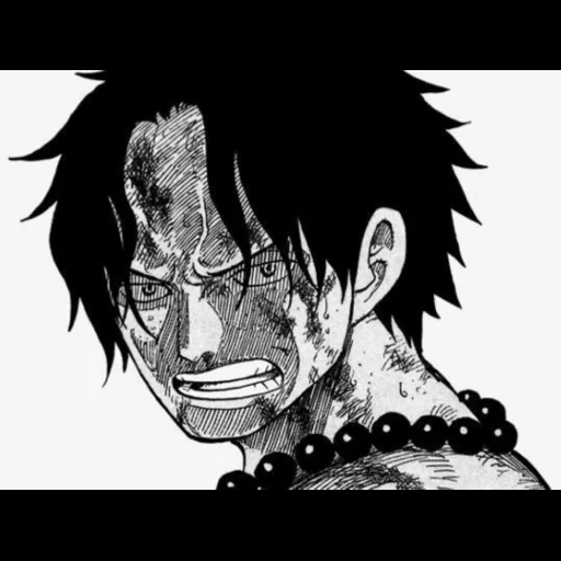 персонажи аниме, anime one piece, портгас д эйс manga, смерть эйса ван пис, портгас д эйс роджер