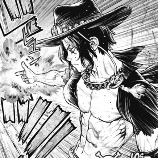 manga, one piece ace, manga van piss, ace bo un cómic, manga inocente cero