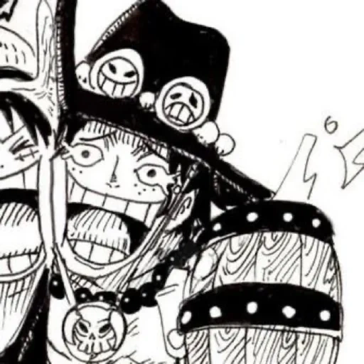 ван-пис, аниме one piece, one piece эйс тату, сабо ван пис манга, татуировка эйс сабо луффи