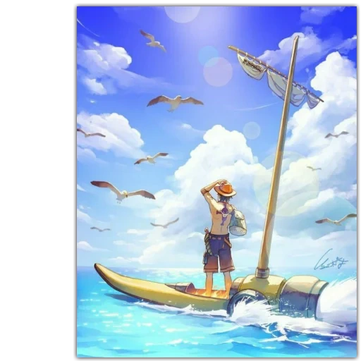 immagine, van pis mare, pirati anime, arte del cielo marino, anime di un pezzo