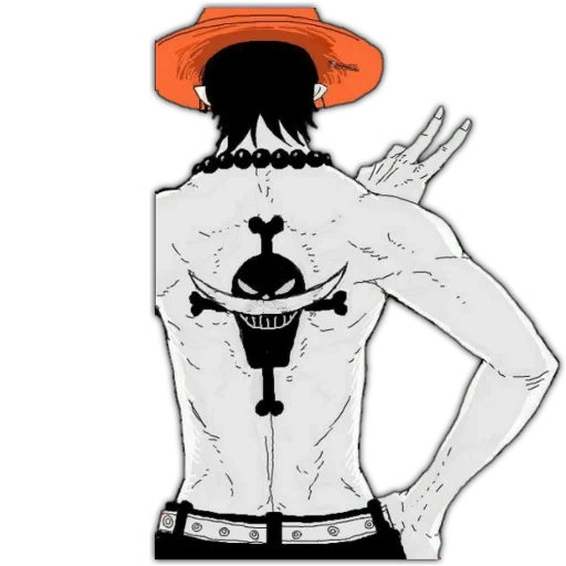 anime, orang, fan peace ace, anime one piece, ace van pis spina