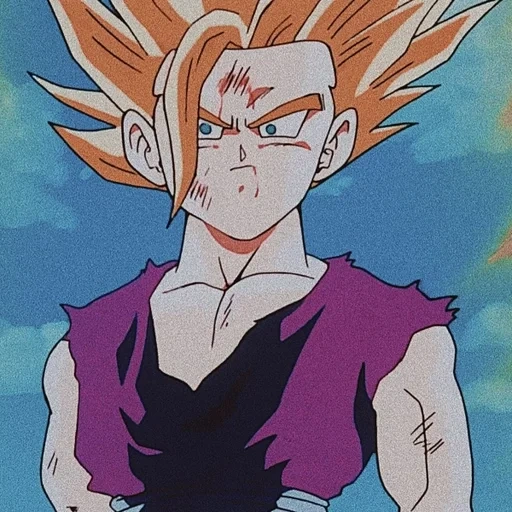 gohan ssj 2, dragon ball, carta nacional super saiya 2, dragon ball z goku, dragon ball chao