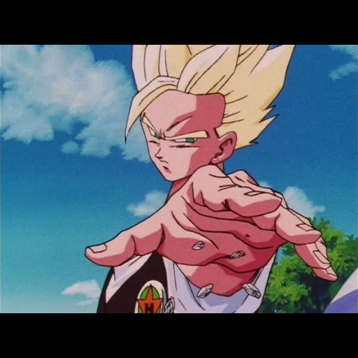 goku, goku buu saga, dragon ball, anime dragon ball, dragon ball saison 2 episode 4