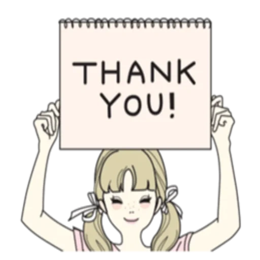 animação, texto, balr logo, gif thank you, personagem de anime