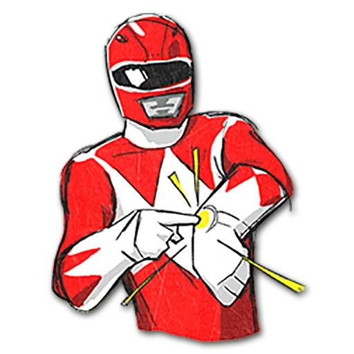 stiker ranger, power rangers, rangers facebook yang perkasa, stiker rangers yang perkasa