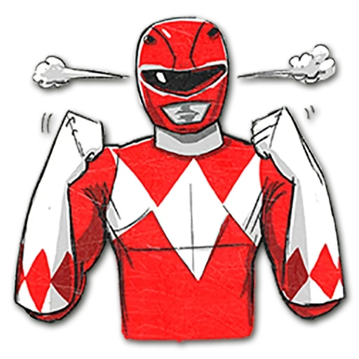 ranger, ranger, puissant ranger, stickers ranger mighty