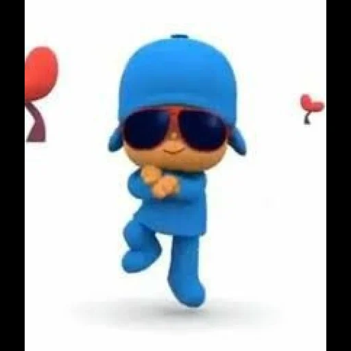 poleso, pocoyo glasses, let's go pocoyo, poleso ganges style, pocoyo gangnam style