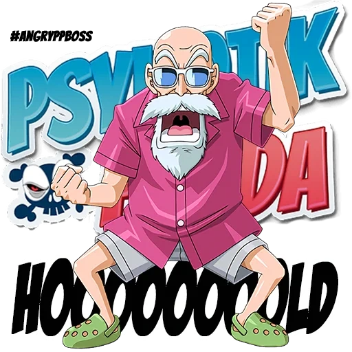 anime, roshi à la mode, kame sennin, maître roshi, dragon ball maître roshi