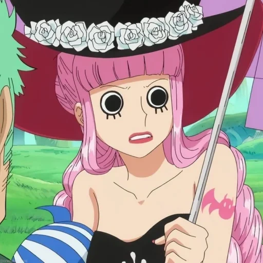 perona, van pies, chica de animación, perona one piece, tymskip antes de perón