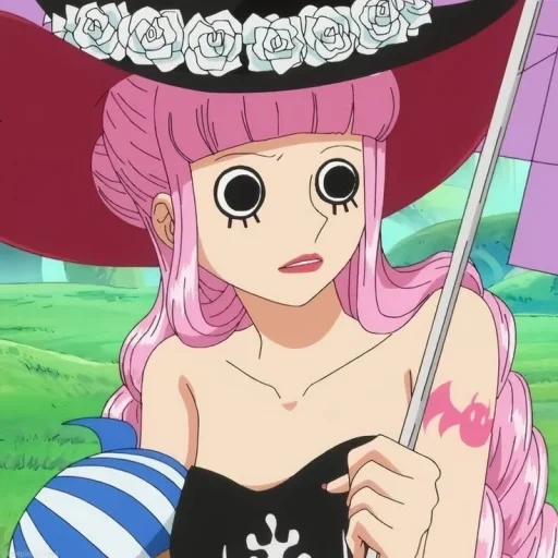 perona, fan pis, anime girl, karakter anime, satu piece perona