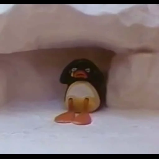 пингвинёнок пороро, темнота, pingu, plushie, мультики