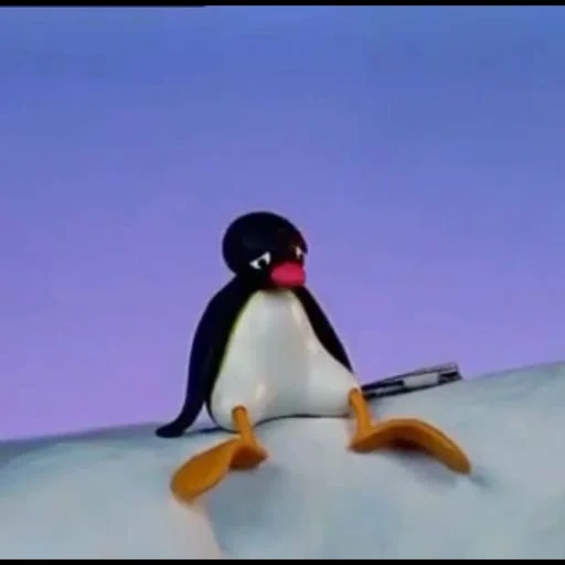 пингвин из мультика, pingu, pingu мемы noot noot, noot noot penguin, мемы с пластилиновым пингвином
