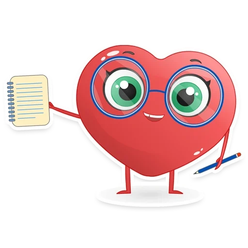heart, heart heart, heart in eyes, a happy heart, heart illustration